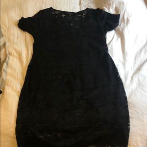 Little black lace dress